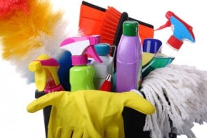 frühjahrsputz, gebäudereinigung