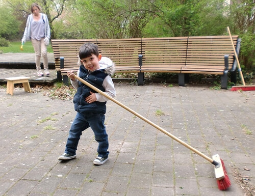 Wir putzen unseren Garten – „kieztreff“