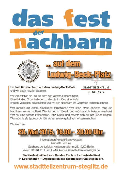 Das Fest der Nachbarn auf dem Ludwig-Beck-Platz