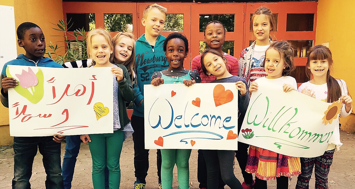 Willkommensfest – Refugees Welcome.