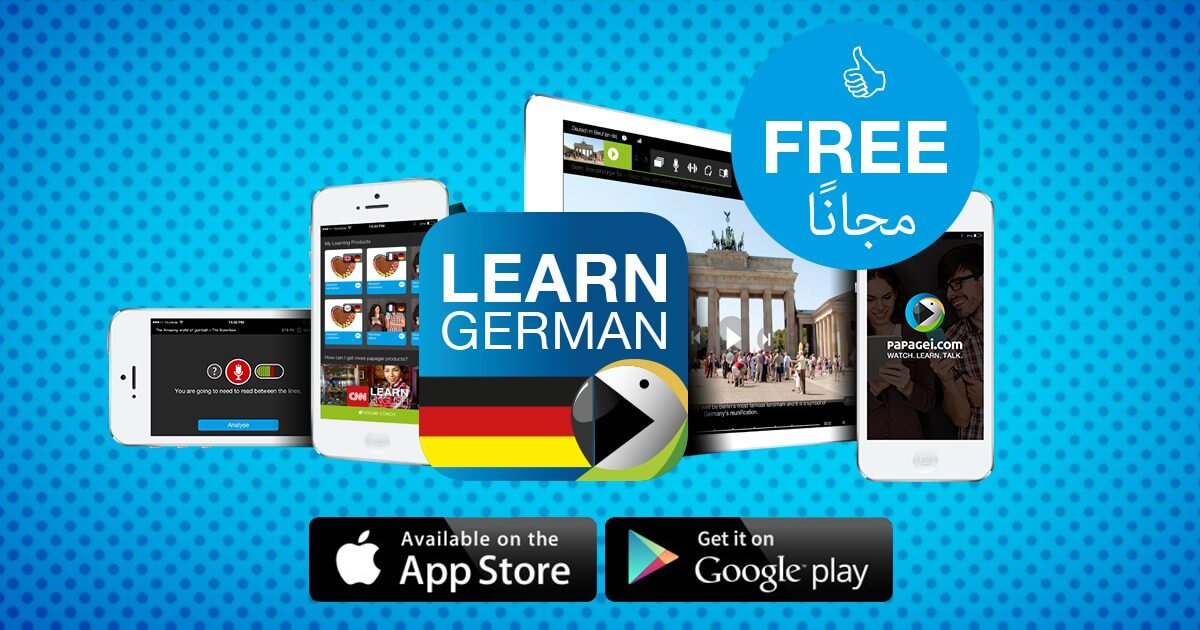 Kostenlose App zum Deutschlernen von papagei.com