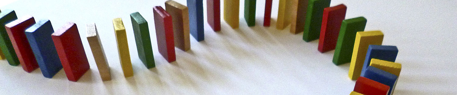 Ein kleiner Domino Day bei den Memlingen