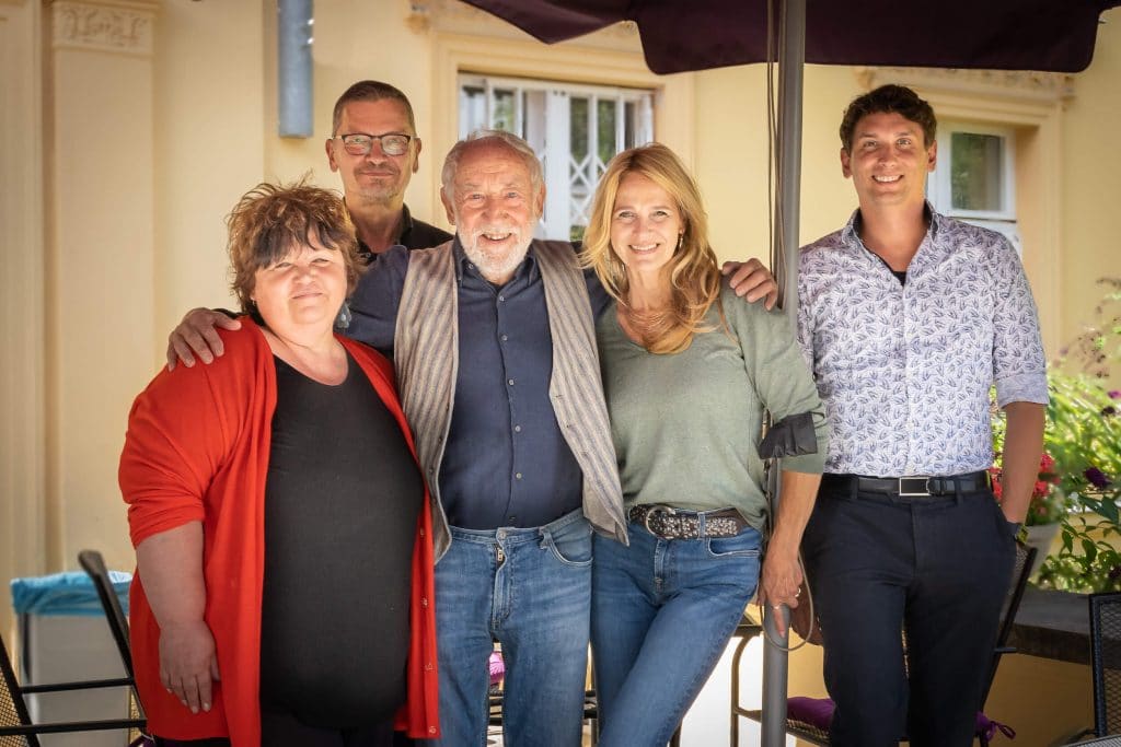 Dieter Hallervorden und Christiane Zander im Gutshaus Lichterfelde