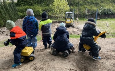 Bei den Lichterfelder Strolchen: Die Bagger sind los!