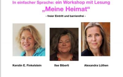 Veranstaltungshinweis: Workshop mit Lesung in einfacher Sprache